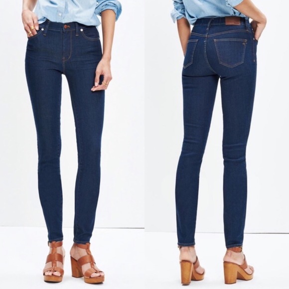Madewell Denim - Madewell High Riser Skinny Jeans in Davis Wash
